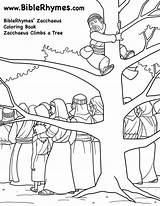Zacchaeus Climbs sketch template