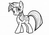 Pony Coloring Little Pages Printable Kids Print Mlp Twilight Google Baby sketch template