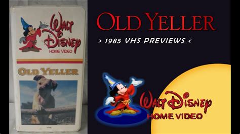 closing to old yeller 1985 vhs youtube