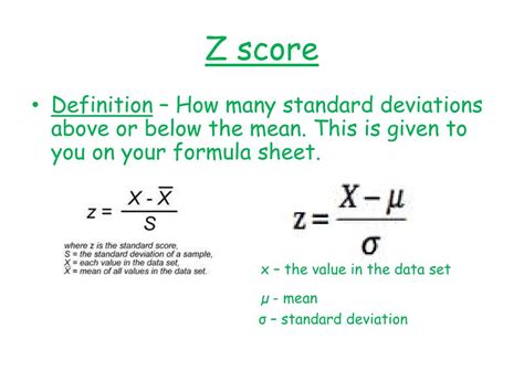 standard deviation   score powerpoint    id