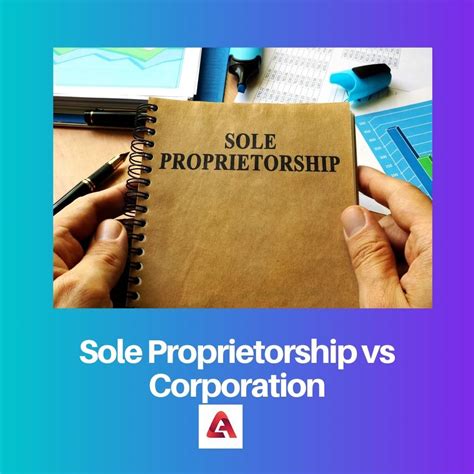sole proprietorship  corporation difference  comparison