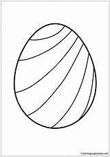 Easter Pages Striped Egg Coloring Color Online Eggs Printable Culture Arts Coloringpagesonly sketch template