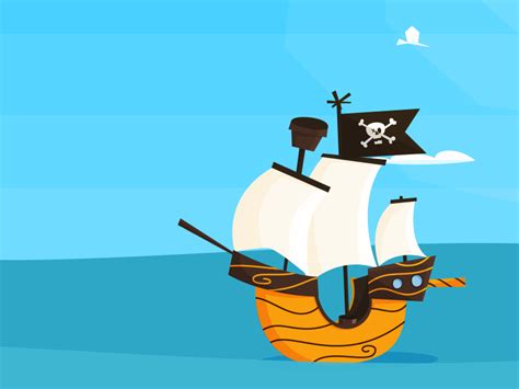 Pirate Ship By Kirk Wallace On Dribbble