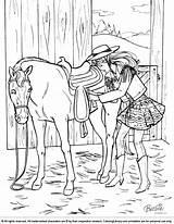 Barbie Coloring Pages Horse Color Kids Choose Board Colors Coloringlibrary sketch template