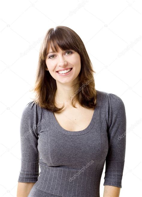 young woman smiling stock photo  cikostudio