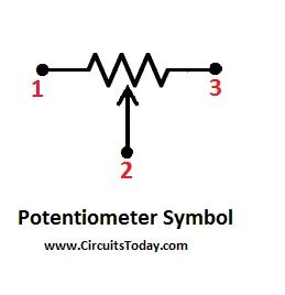 potentiometer working circuit diagram construction types
