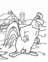 Foghorn Leghorn Coloring Pages Printable Cartoon Looney Drawing Drawings Characters Template Sketch Tunes Animals Adult Sketches Colouring Cartoons Choose Board sketch template