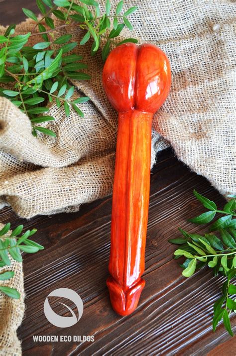 wooden dildo bad santa adult sex toy large etsy