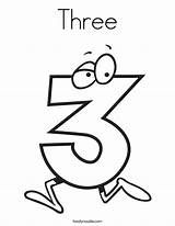 Number Coloring Three Pages Color Printable Numbers Clipart Kids Clip Library Print Getdrawings Clipartmag Getcolorings Twistynoodle Comments sketch template