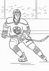 Hockey Mcdavid Connor Nhl Oilers Edmonton Imprimer Eishockey Ausmalbild Ausdrucken Malvorlagen Goalie Henrik Lundqvist Supercoloring sketch template