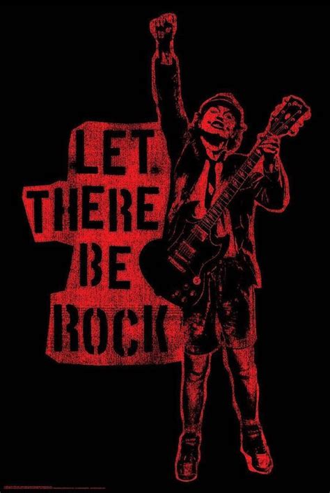 ac dc let there be rock poster