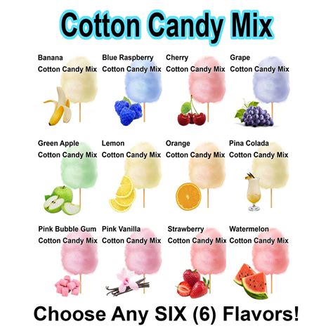 flossine  cotton candy flavor mix  sugar flavoring ebay