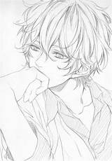 Anime Boy Drawings Sketch Lineart Handsome Weheartit Drawing Cute Sketches Manga Pencil Wendy Choose Board Colorear Visitar Dibujar Draw sketch template