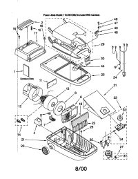 kenmore vacuum model  parts diagram hanenhuusholli