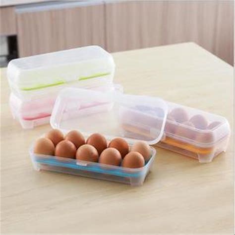 Jual Kotak Telur Isi 10 Sekat Telor Tempat Simpan Plastik