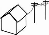 Power Clipart Lines Grid Line House Clip Electricity Electric Energy Cliparts Vector Clker Icon Overhead Rangers Pressure Washer Library Clipground sketch template