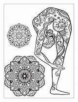 Coloring Yoga Pages Adult Adults Mandalas Meditation Book Poses Mandala Issuu Colouring Books India Printable Print Drawing Ciobanu Alexandru Read sketch template