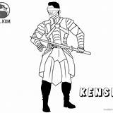 Mortal Kombat Raiden sketch template