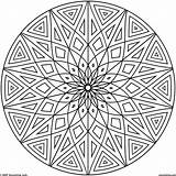 Coloring Pages Geometric Circle Diamond Shape Patterns Printable Pretty Drawing Color Kids Large Simple Designs Getcolorings Printablee Henna Printables Via sketch template