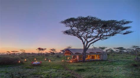 andbeyond serengeti  canvas serengeti luxury camping luxury tents
