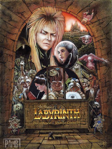 artstation labyrinth  fan art poster
