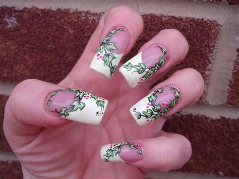 green  ivy nail designs unique nail art nail art designs