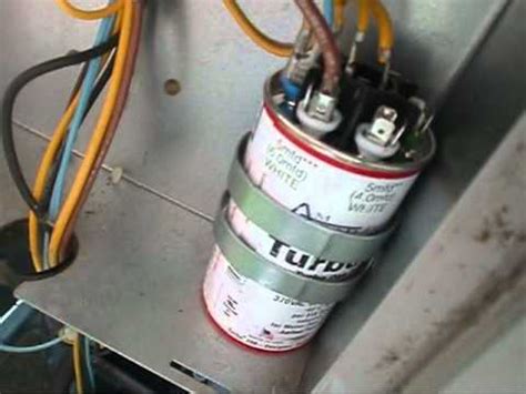hvac service install  turbo  capacitor youtube