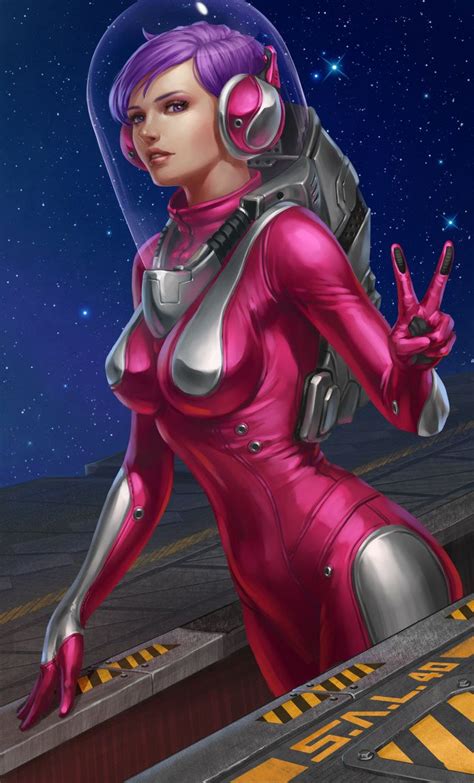 Space Suit Woman Sci Fi Art Pinterest Suits Girls