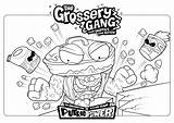 Gang Grossery Coloring Pages Trash Pack Printable Color Activity Print Clean Team Via Getcolorings Shelter Getcoloringpages sketch template