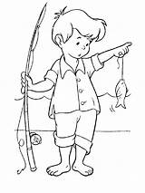 Fisherman sketch template