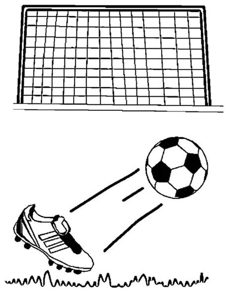 soccer ball  kicked goal cartoon   soccer ball