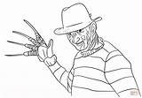 Freddy Krueger Coloring Michael Pages Myers Vs Drawing Printable Jason Hand Color Drawings Para Colorear Dibujos Dibujo Colouring Template Supercoloring sketch template