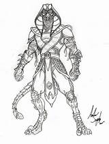 Mortal Kombat Scorpion Malvorlagen Designlooter Freelargeimages sketch template