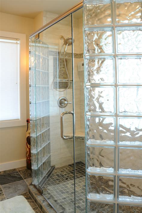 myths  glass block showers glass block shower glass shower