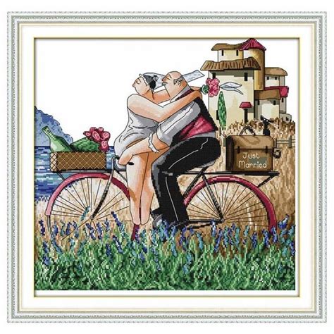 handmade 11ct 14ct we got married counted cross stitch 11 14ct etsy