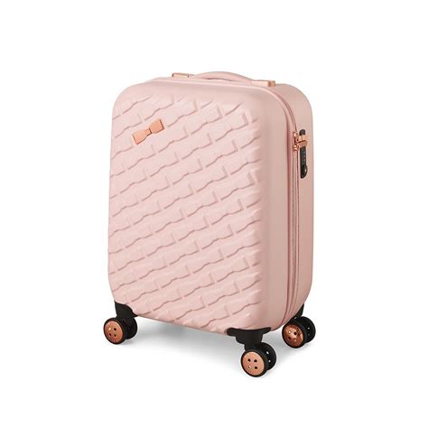 ted baker luggage cabin spinner suitcase carry  heathrow boutique