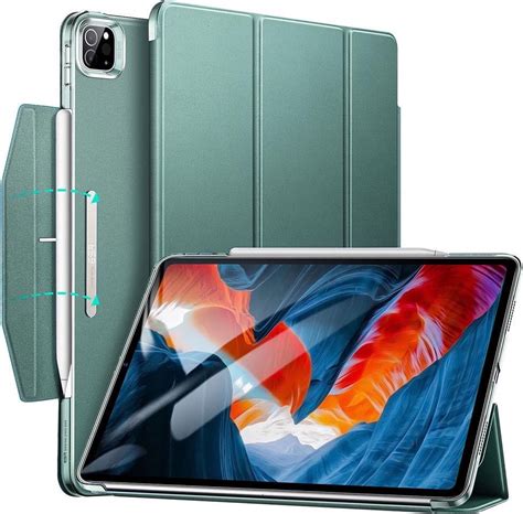 ipad pro    hoes yippee tri fold slim fit smart stand case groen bolcom