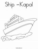 Ship Coloring Kapal Boat Twistynoodle Raft Built California Usa Noodle Favorites Login Add Print Outline sketch template