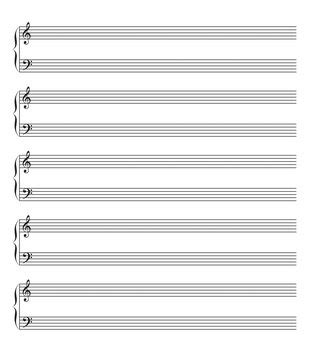 blank sheet  piano tutorial pics