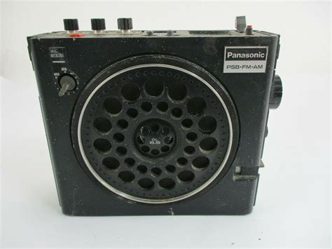vintage panasonic model rf  portable  band amfmpsb radio works