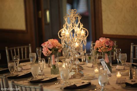 inspired  dos candelabra wedding centerpieces