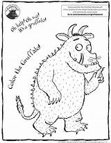 Gruffalo Activities Coloring Sheet Kids Colouring Child Book Pages Choose Board Week Preschool sketch template