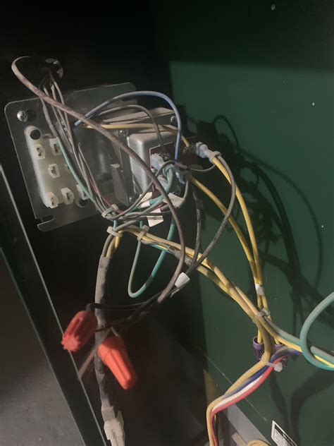thermostat wires  heating   wall