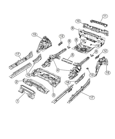 jeep renegade bracket fascia export aa factory chrysler parts bartow fl