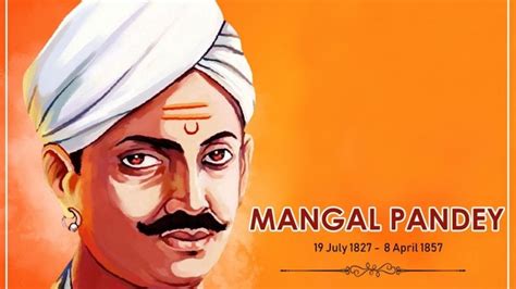 tributes galore  mangal pandey   birth anniversary