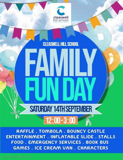 family fun day cleaswell hill school