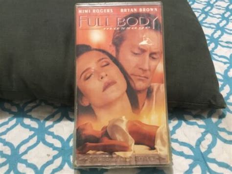 Full Body Massage 1995 Vhs Mimi Rogers Totally Nude Bryan Brown