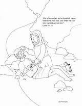 Samaritan Popular sketch template