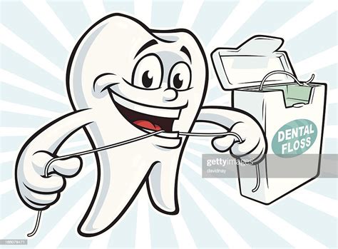 tooth floss mascot high res vector graphic getty images