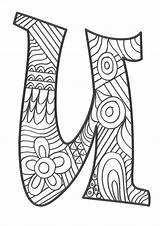 Abecedario Letras Mandalas Originales Seleccionar Orientacionandujar sketch template